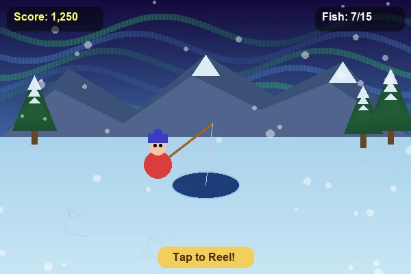 Gameplay screenshot 1 from Ice Fishing Adventure